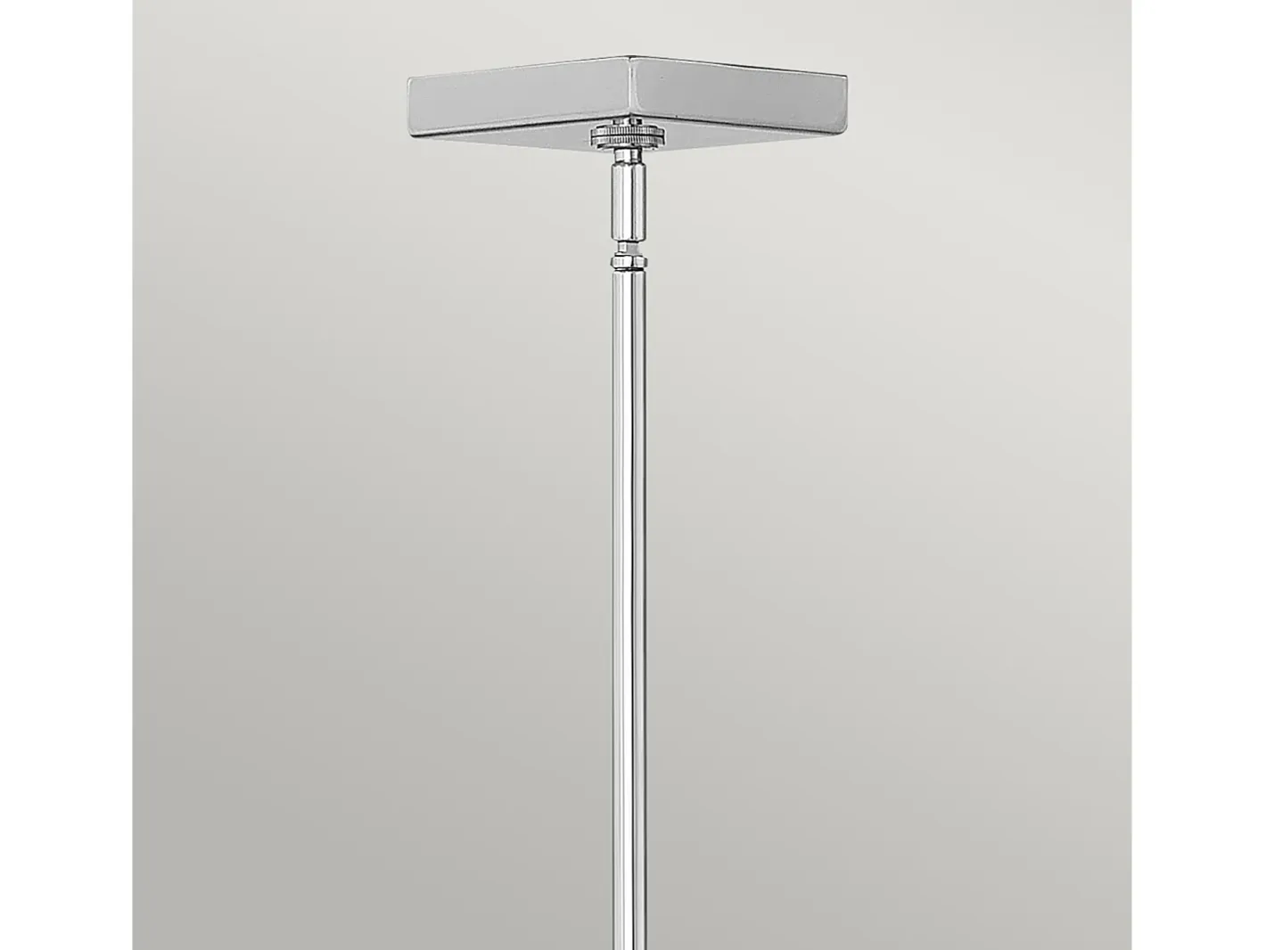 Lámpara Suspendida-Lampadario Contemporaneo Ensemble Acciaio Nichel Lucido 5 Luci E27 Gris