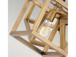 Lampadario Contemporaneo Ensemble Acciaio Bronzo Spazzolato 5 Luci E27 Bronce Outlet