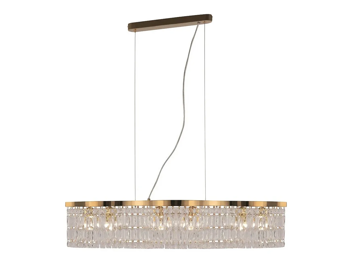 Maytoni Lámpara Suspendida-Lampadario Contemporaneo Dune Metallo Oro 6 Luci Dorado