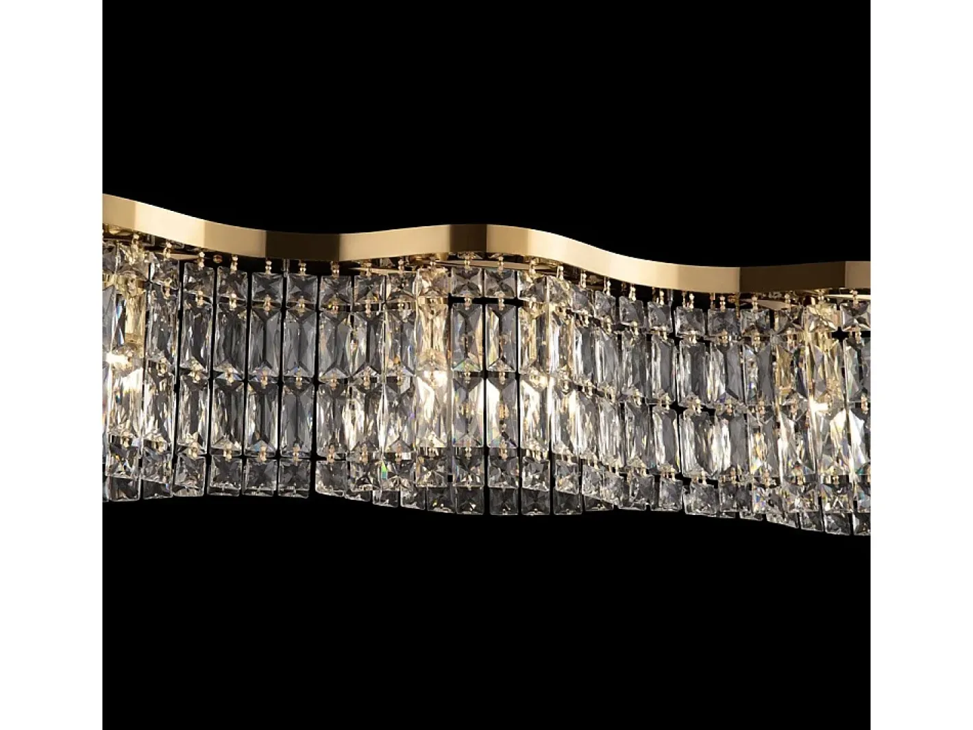 Maytoni Lámpara Suspendida-Lampadario Contemporaneo Dune Metallo Oro 6 Luci Dorado