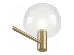 Best Maytoni Lampadario Contemporaneo Vision Alluminio Oro 6 Luci Diffusori In Vetro Trasp Dorado