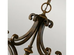 Best Lampadario Contemporaneo Drawing Room Acciaio Noce Vetro 5 Luci E27 Marru00f3n