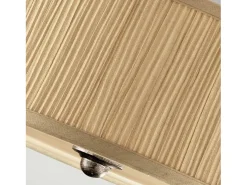 Hot Lampadario Contemporaneo Abbey Acciaio Sabbia Argentata 3 Luci E27 Marru00f3n