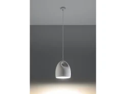 Sollux Lighting Lampadario Cupola Ceramica Bianca E27 Lámpara colgante de cerámica tipo domo E27 Blanco Discount