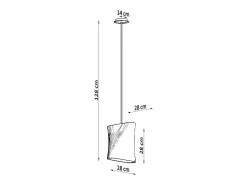 Sollux Lighting Lámpara Suspendida-Lampadario Cupola Nero E27 Lámpara colgante tipo domo E27 Negro