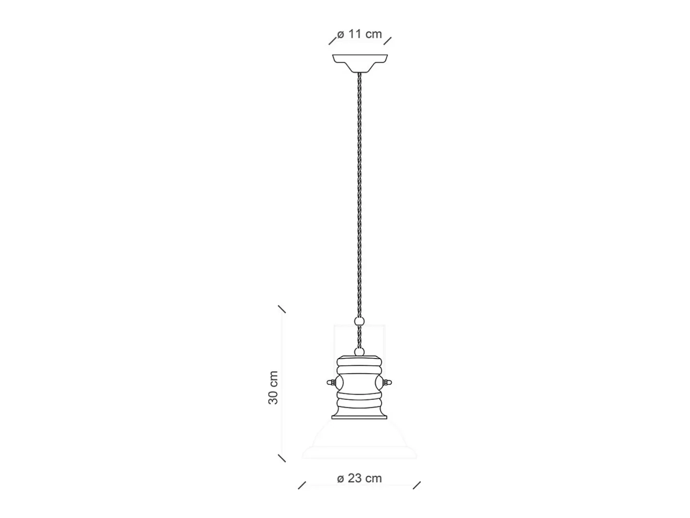 Discount Ferroluce Lampadario Industrial Ferro E Ceramica Vintage Bordeaux 1 Luce E27 23Cm Granate