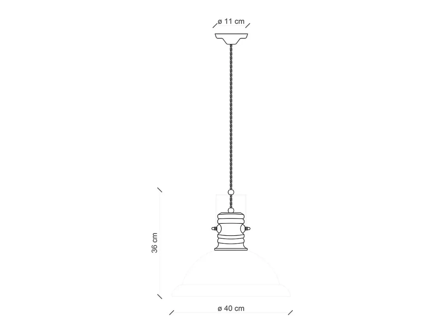 Sale Ferroluce Lampadario Industrial Ferro E Ceramica Vintage Tortora 1 Luce E27 40Cm Topo