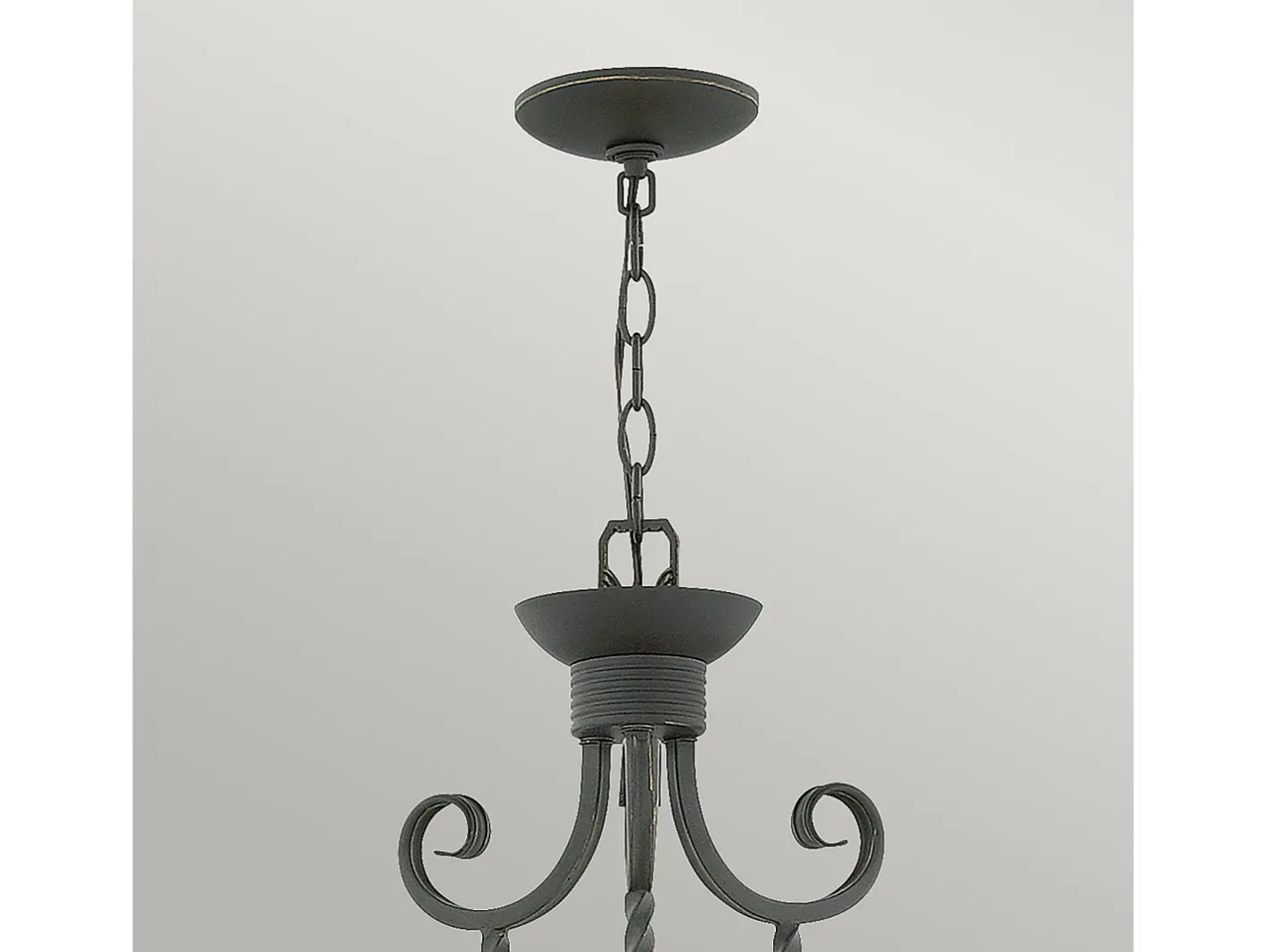 Lampadario Industrial Nordico Casa Alluminio Nero Antico Vetro 5 Luci E27 Negro Best
