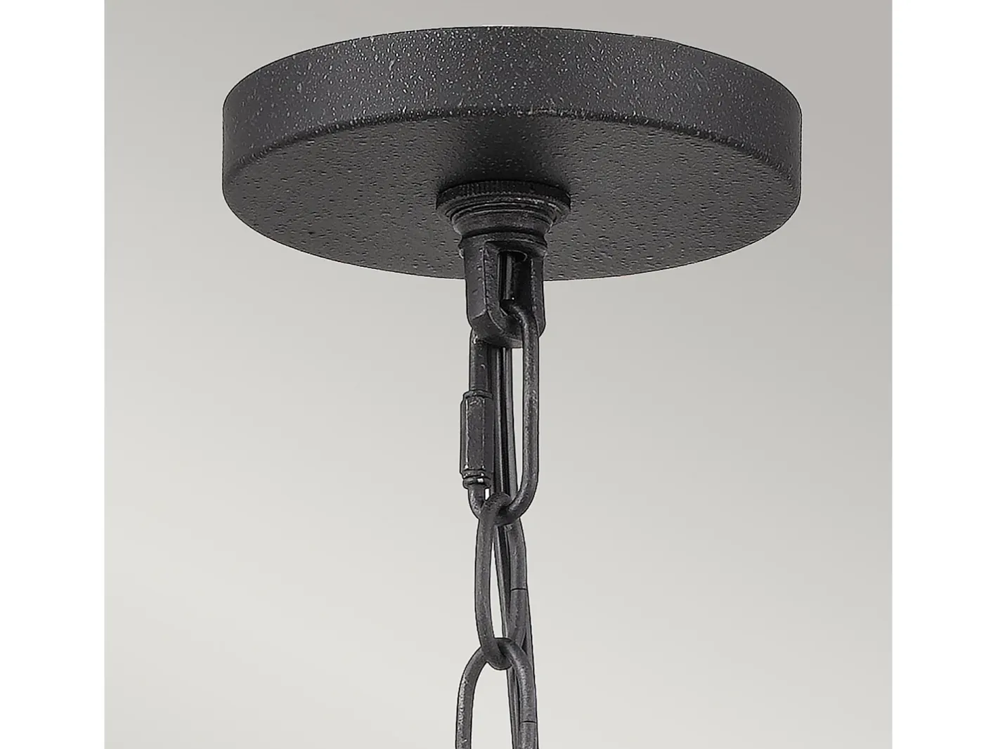 Sale Lampadario Industrial Nordico Bradbury Acciaio Grigio Cenere 4 Luci E14 Gris