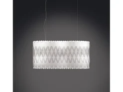 Lampadario Moderno Amanda Polilux ® Bianco E Metallo Cromo 6 Luci E27 Blanco Hot