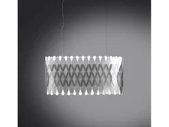 Best Lampadario Moderno Amanda Polilux ® Argento E Metallo Cromo 6 Luci E27 Plateado