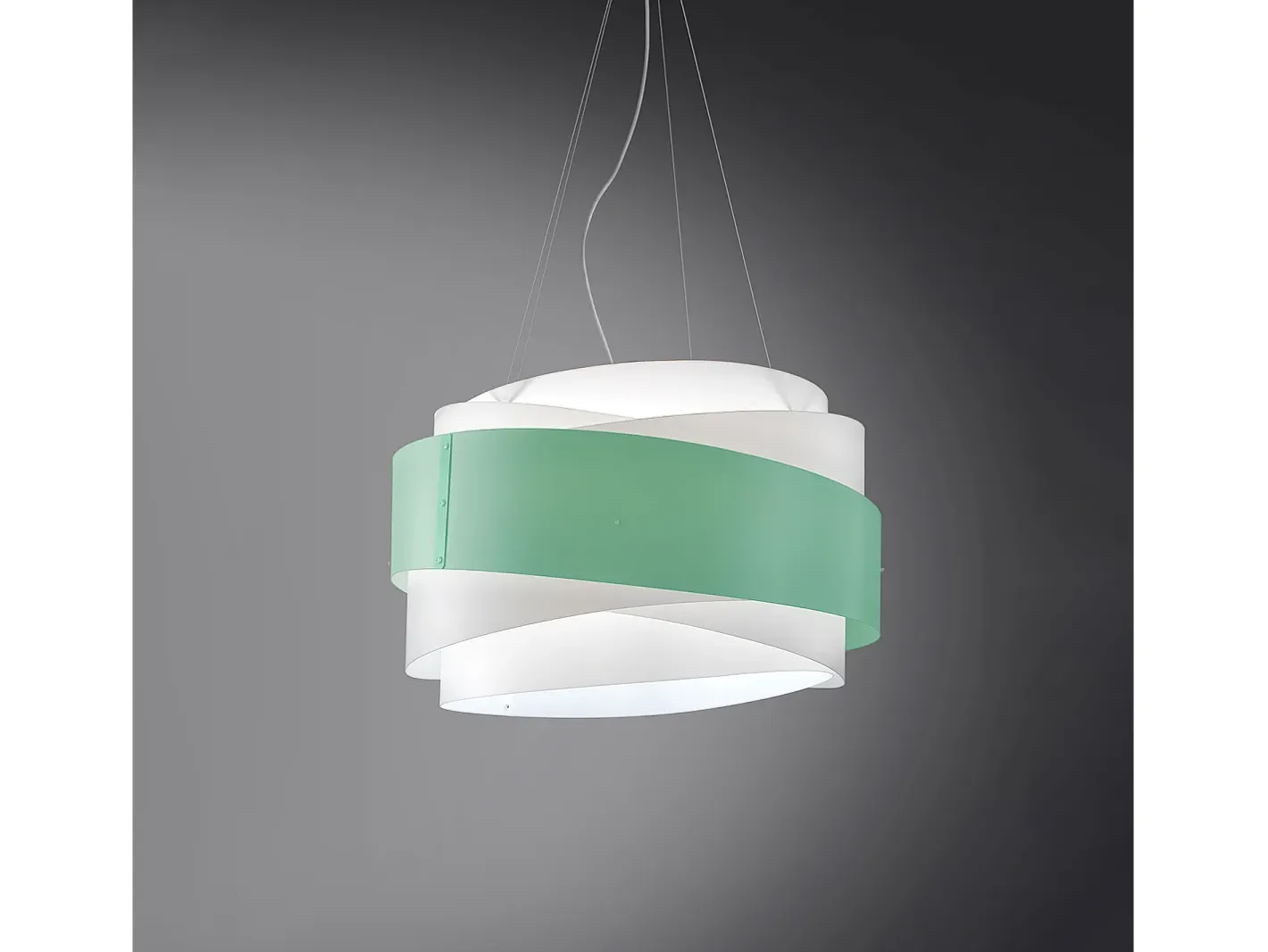 Best Lampadario Moderno Bea Polilux ® Verde Pastello E Metallo Cromo 3 Luci E27 Plateado