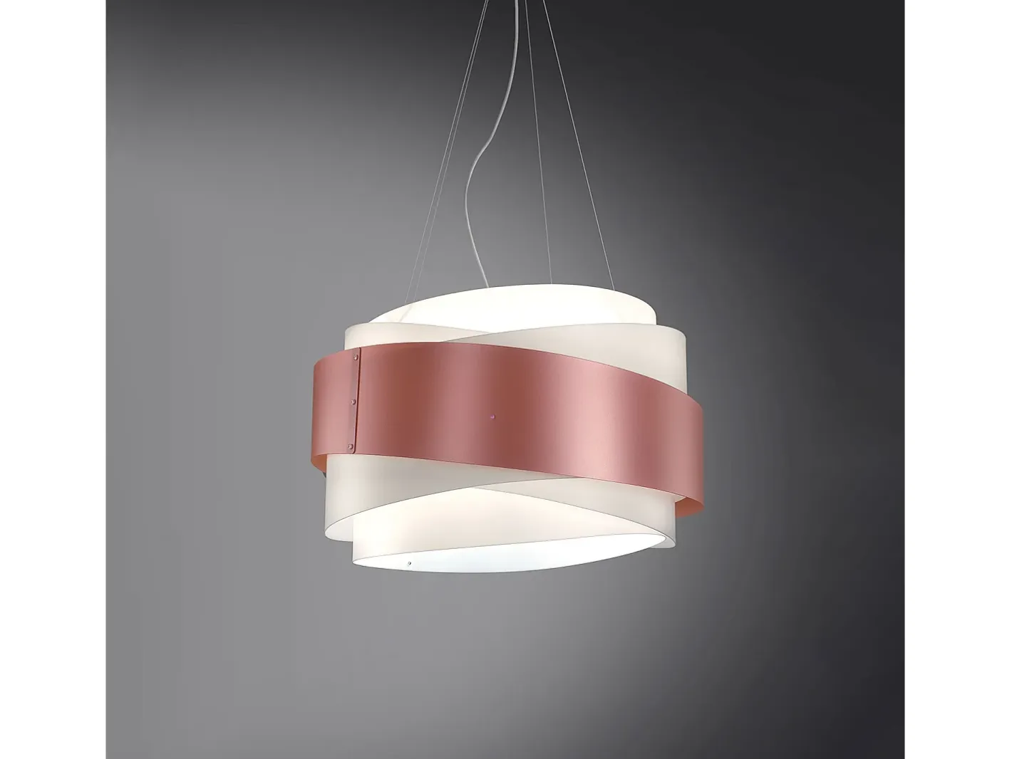 Lampadario Moderno Bea Polilux ® Pink Metal E Metallo Cromo 3 Luci E27 Plateado Sale
