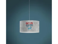 Lámpara Suspendida-Lampadario Moderno Decolight Polilux ® Grafica Urban 3 Luci E27 Blanco