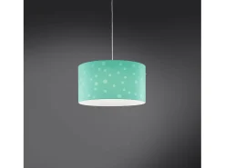 Discount Lampadario Moderno Pois Polilux ® Verde Pastello 5 Luci E27 Blanco