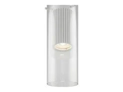 Discount Maytoni Lampadario Sospensione Moderno Dynamics Alluminio Bianco Vetro 1 Luce Gu10 50W Blanco