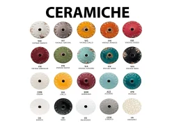 Clearance Ferroluce Lampadario Vintage Colors Ferro E Ceramica Crema 1 Luce E27 35Cm Marfil