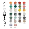 Ferroluce Lampadario Vintage Decò Afoxe' Alluminio Ceramica Turchese 1 Luce E14 Azul celeste