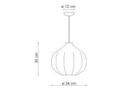 Sale Ferroluce Lampadario Vintage Decò Afoxe' Ceramica Salvia 1 Luce E27 Verde