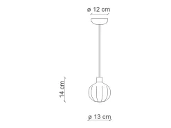 Ferroluce Lampadario Vintage Decò Afoxe' Alluminio Ceramica Grigio Sabbia 1 Luce E14 Gris Online