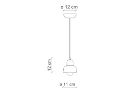 Ferroluce Lampadario Vintage Decò Berimbau Ceramica Grigio Sabbia 1 Luce E14 Gris Online