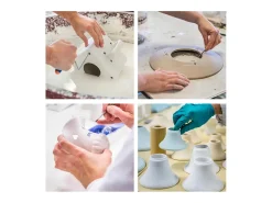 Ferroluce Lampadario Vintage Decò Caxixi Ceramica Giallo Limone 1 Luce E27 Amarillo Online
