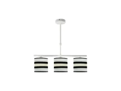 Outlet AKUNADECOR Lampara Lineal 3 Luces Modelo Karla Blanca/beis Regulable Blanco