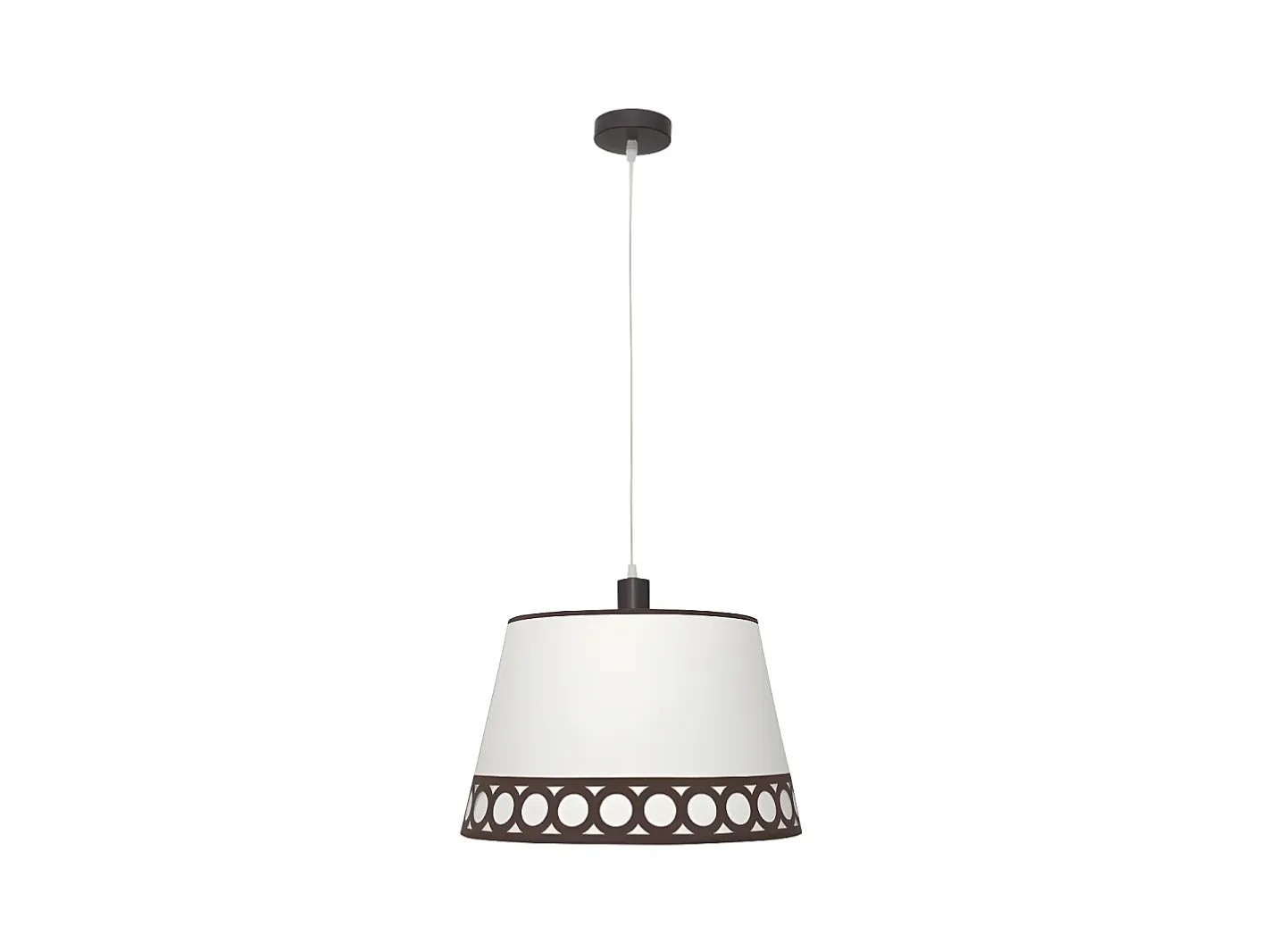AKUNADECOR Lampara Colgante Modelo Dalia 1xe27 Beis/marron De Marru00f3n Best