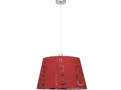 AKUNADECOR Lampara Colgante Celaya 1xe27 Regx40d De . Rojo Sale