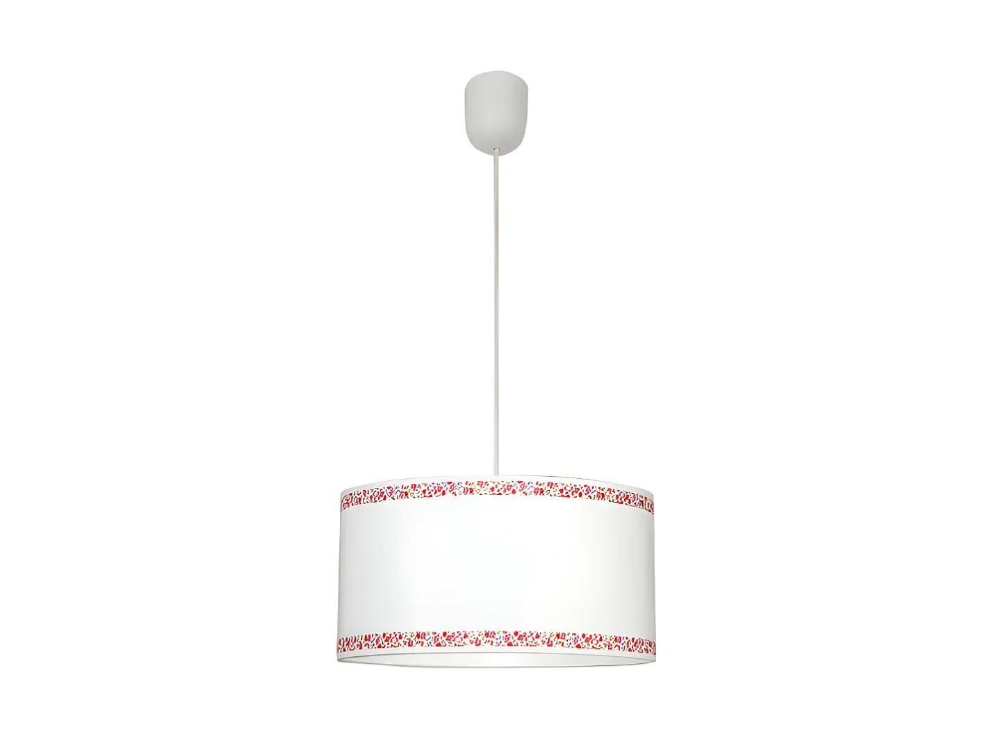 Best AKUNADECOR Lampara Colgante Cenefa Blanco/ 1xe27 Regx35d De Rosa