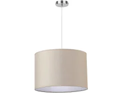 AKUNADECOR Lampara Colgante De Techo De 1 Luz Modelo Chanza Beige