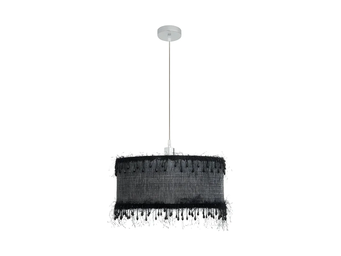 AKUNADECOR Lampara Colgante Edn Modelo Hilos 1xe27 De 40d De Negro