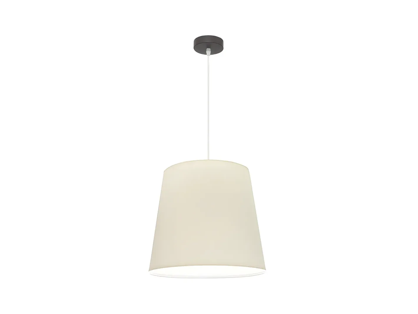 AKUNADECOR Lampara Colgante Maldivas 1xe27 Marron/beis Reg.40d De Marru00f3n