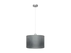 AKUNADECOR Lampara Colgante Serie Axel Plata 1xe27 Regx30d De Plateado