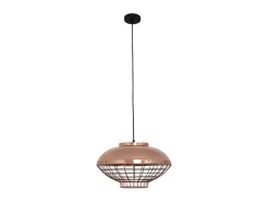 AKUNADECOR Lámpara Suspendida-Lampara Colgante Toyama 1xe27 Cobre Reg.x40x40 De Cobrizo