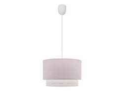 AKUNADECOR Lámpara Suspendida-Lampara Colgante Trazos 1xe27 Bebe 30d De . Rosa