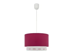 AKUNADECOR Lámpara Suspendida-Lampara Colgante Trazos 1xe27 Oscuro 30d De . Rosa