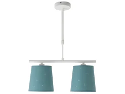 Best AKUNADECOR Lampara De La Serie Consciencia 2xe14 Acabado Turquesa De Azul