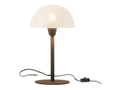 J-Line Lampara de mesa seta bolas hierro brillante blanco/negro Alt. 36 Negro / Blanco Best