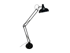AKUNADECOR Lampara De Pie Articulable Modelo Malik Negro Best