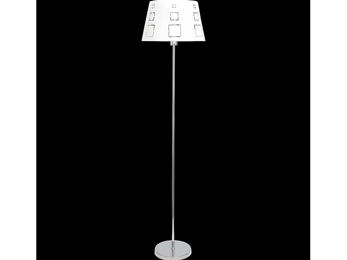 Online AKUNADECOR Lampara De Pie De Salon Celaya 1xe27 Blanco De . Plateado