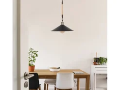 AKUNADECOR Lampara De Pie Rustico De Metal Modelo Soga De Negro Online