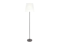 AKUNADECOR Lámpara De Pie-Lampara De Pie Salon Maldivas 1xe27 Cromo/blanco 40d De . Plateado