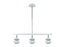 Best AKUNADECOR Lampara Lineal De 3 Luces Beethoven -plata Blanco