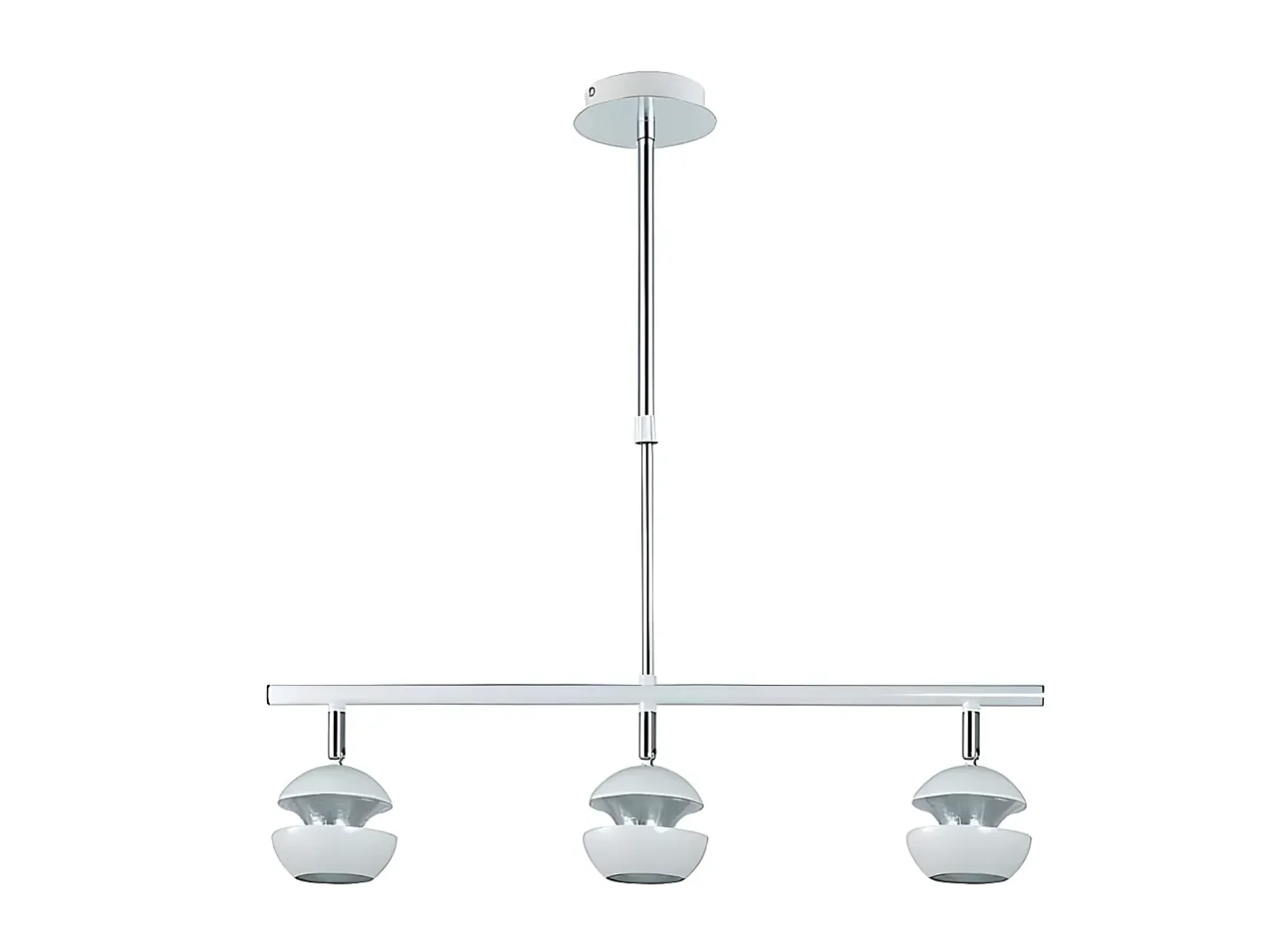 Best AKUNADECOR Lampara Lineal De 3 Luces Beethoven -plata Blanco