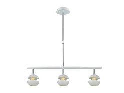 Best AKUNADECOR Lampara Lineal De 3 Luces Beethoven -plata Blanco
