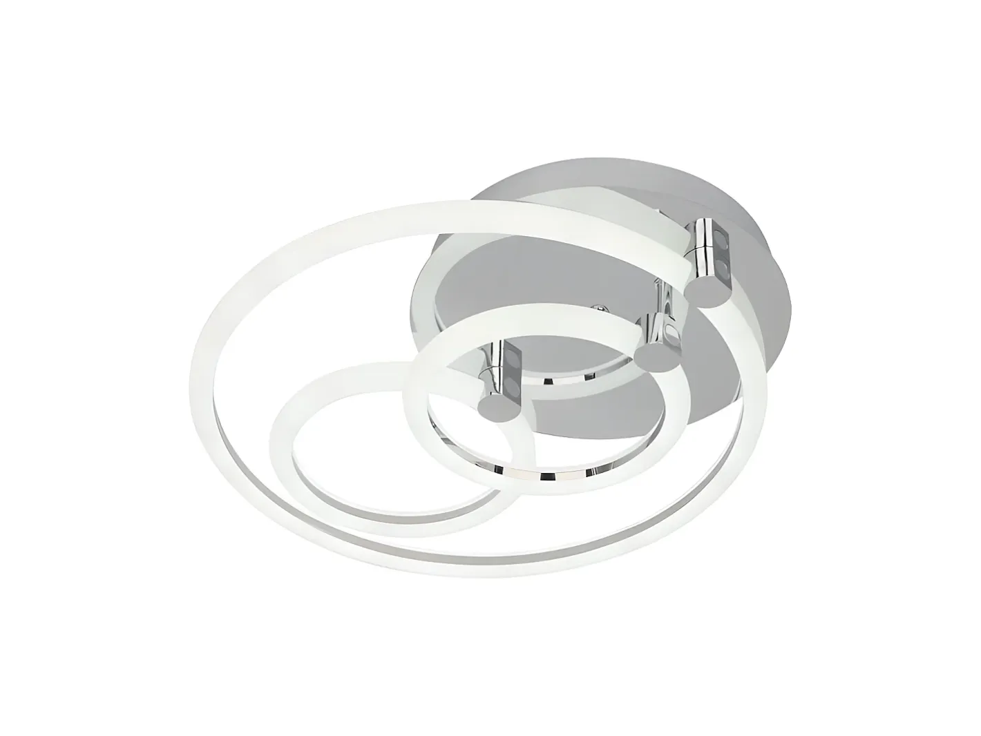 AKUNADECOR Lampara Plafon Regulable,con Memoria Y C. Remoto En Cromo Alya Plateado Outlet