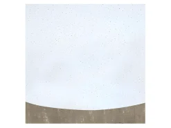 AKUNADECOR Lampara Plafon 96w Modelo Kala De Tela De Saco Con Flecos Beige Outlet