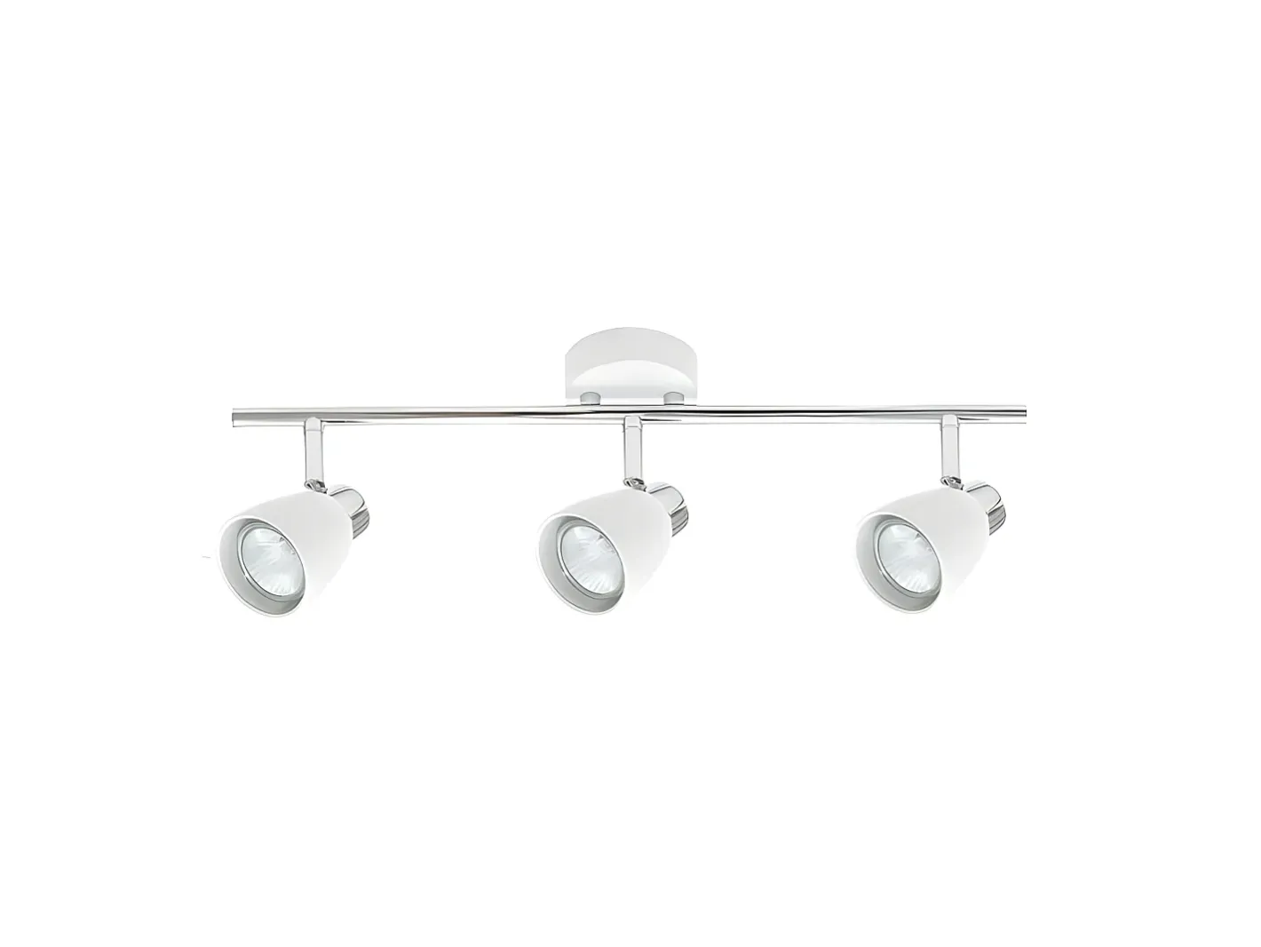 New AKUNADECOR Lampara Regleta Diego 3xgu10 Blanca De . Blanco
