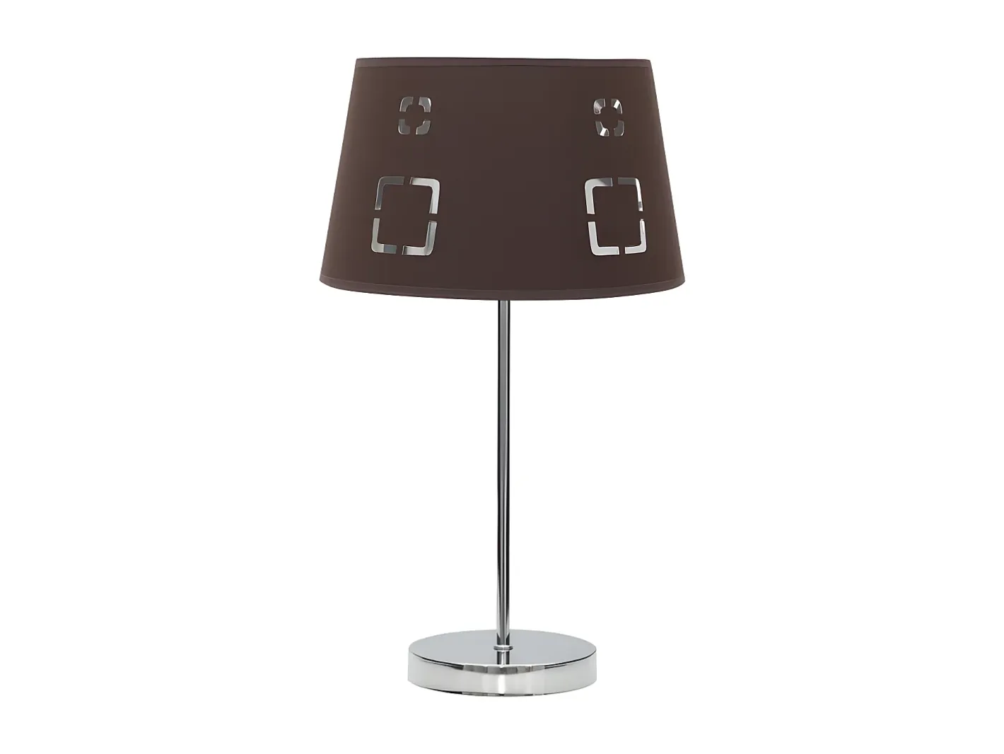 Sale AKUNADECOR Lampara Sobremesa Celaya 1xe14 Marron De . Plateado